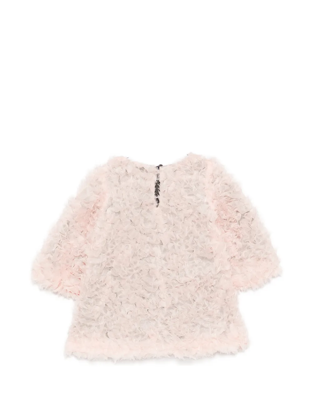 Douuod Kids Jurk met ruches en tulen laag Roze