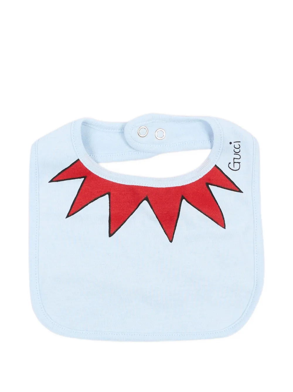 Gucci Kids x Yuko Higuchi katoenen romperset met grafische print Blauw
