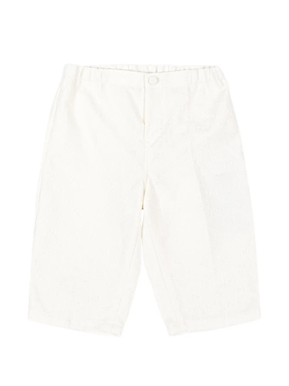 Gucci Kids GG monogram trousers - Weiß