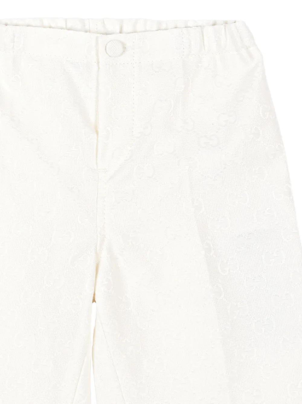 Gucci Kids Broek met GG-monogram Wit