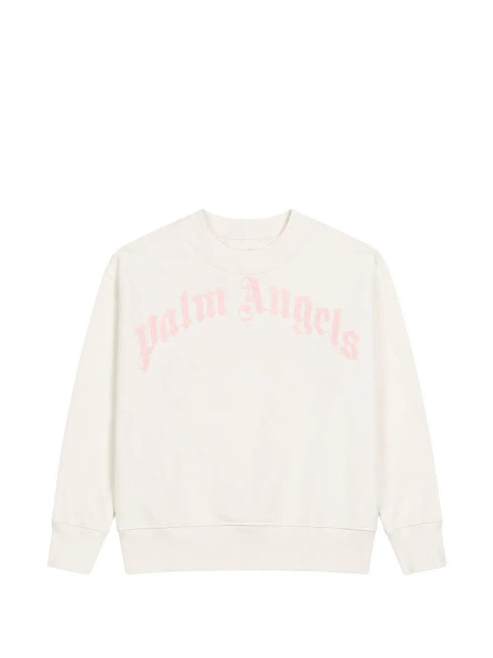 Palm Angels Kids logo-print sweater - Toni neutri