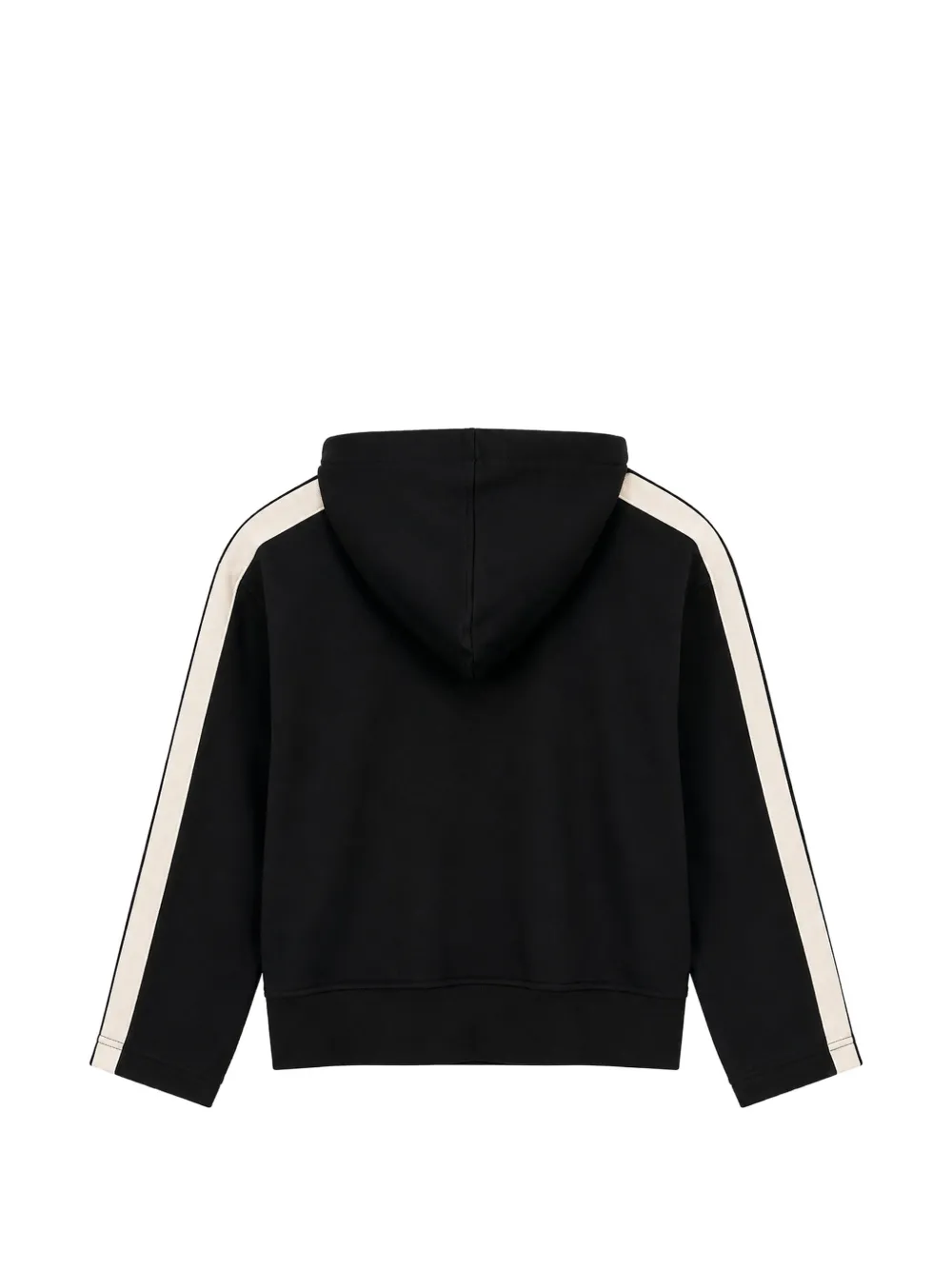 Palm Angels Kids Hoodie met zijstreep Zwart