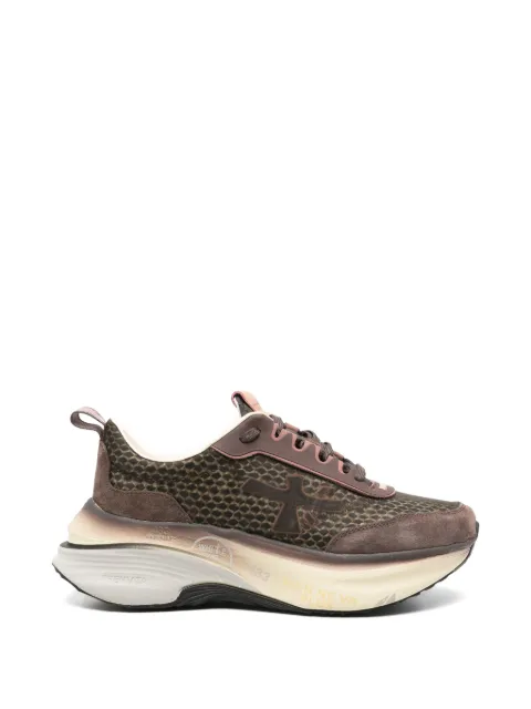 Premiata Hill snake-print sneakers