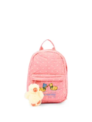 Konges Sløjd mini Juno heart-print quilted backpack