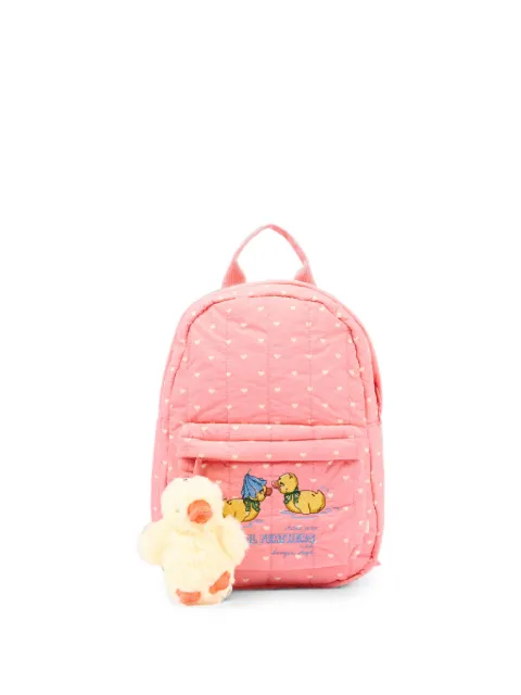 Konges Sløjd mini Juno heart-print quilted backpack