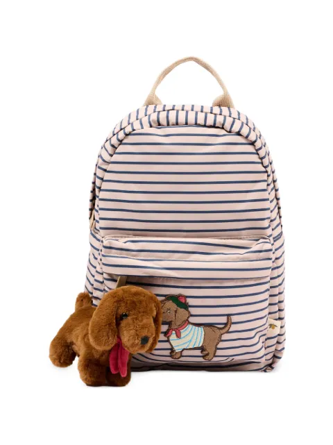 Konges Sløjd mini Nohr striped dog-patch backpack