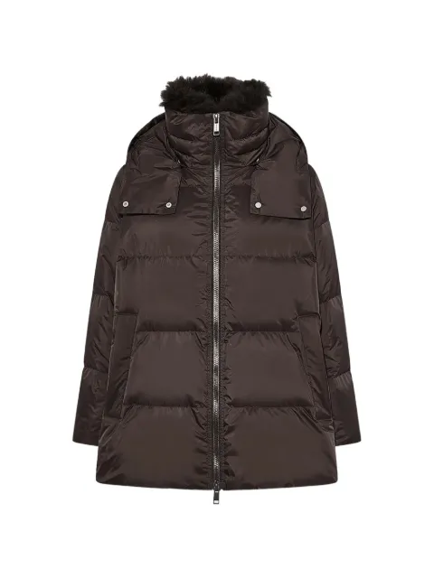 Yves Salomon fur-trim hooded jacket