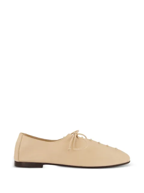 Hereu Plegada lace-up ballet flats