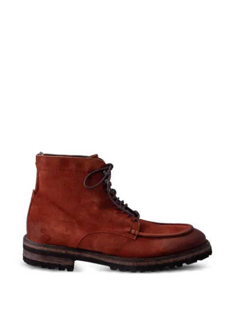 LES HÉRITIERS bottines en daim à lacets