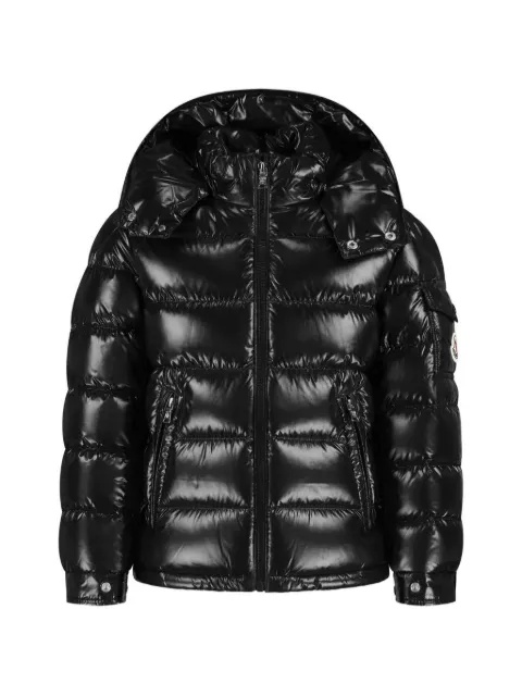 Moncler Enfant quilted hooded jacket