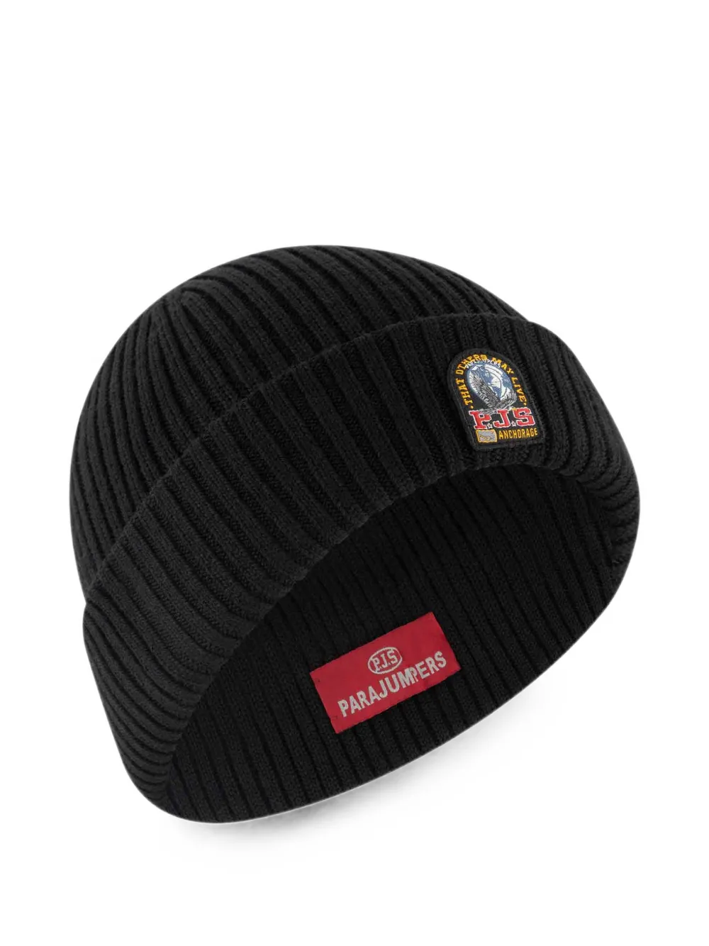 Parajumpers Ribgebreide muts Zwart