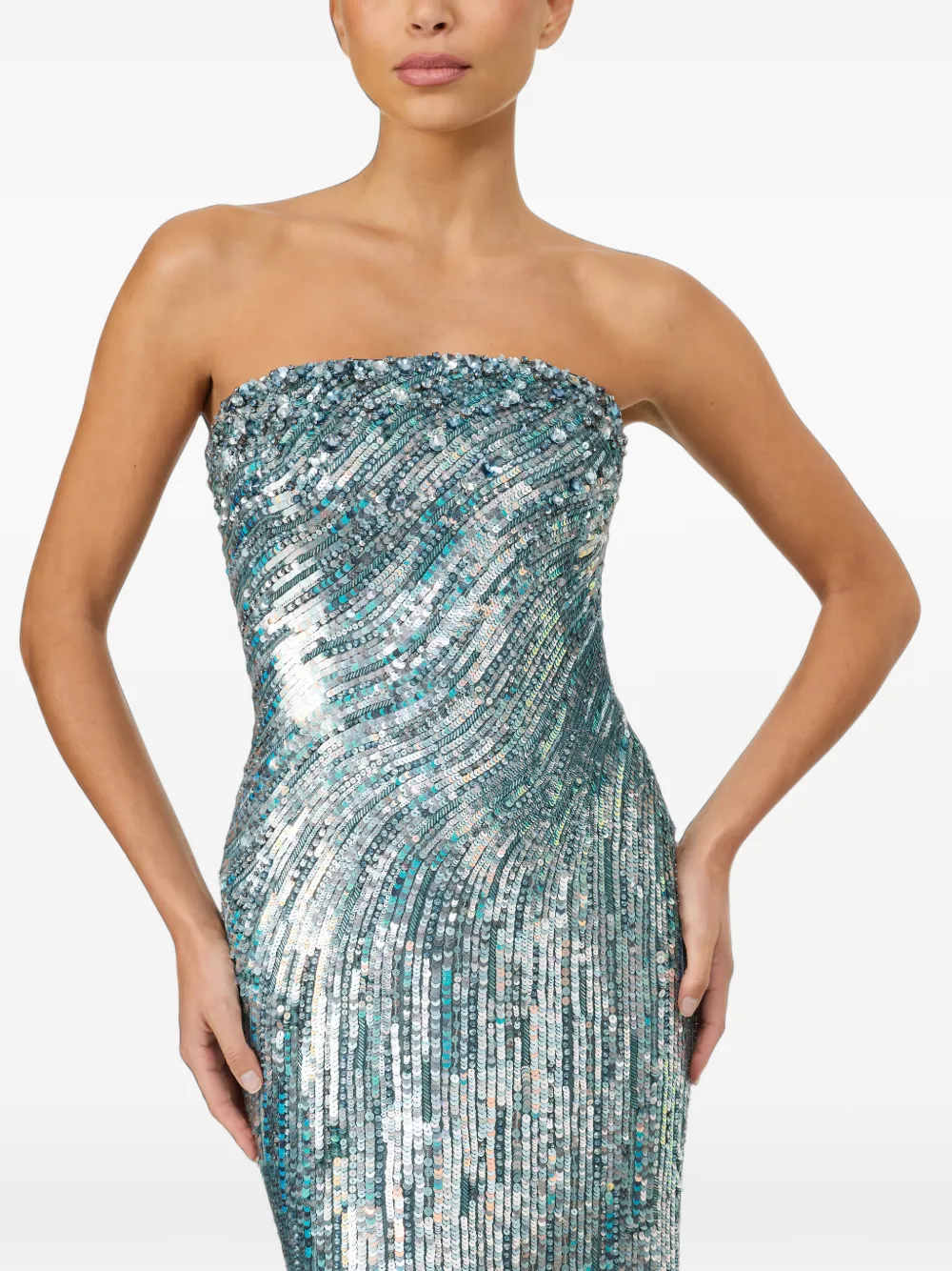 Jenny Packham Helix jurk Blauw