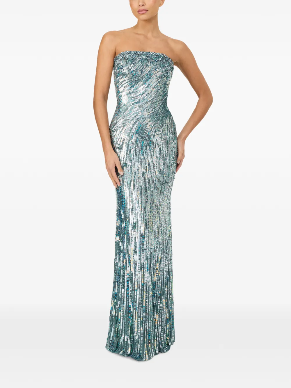 Jenny Packham Helix jurk Blauw