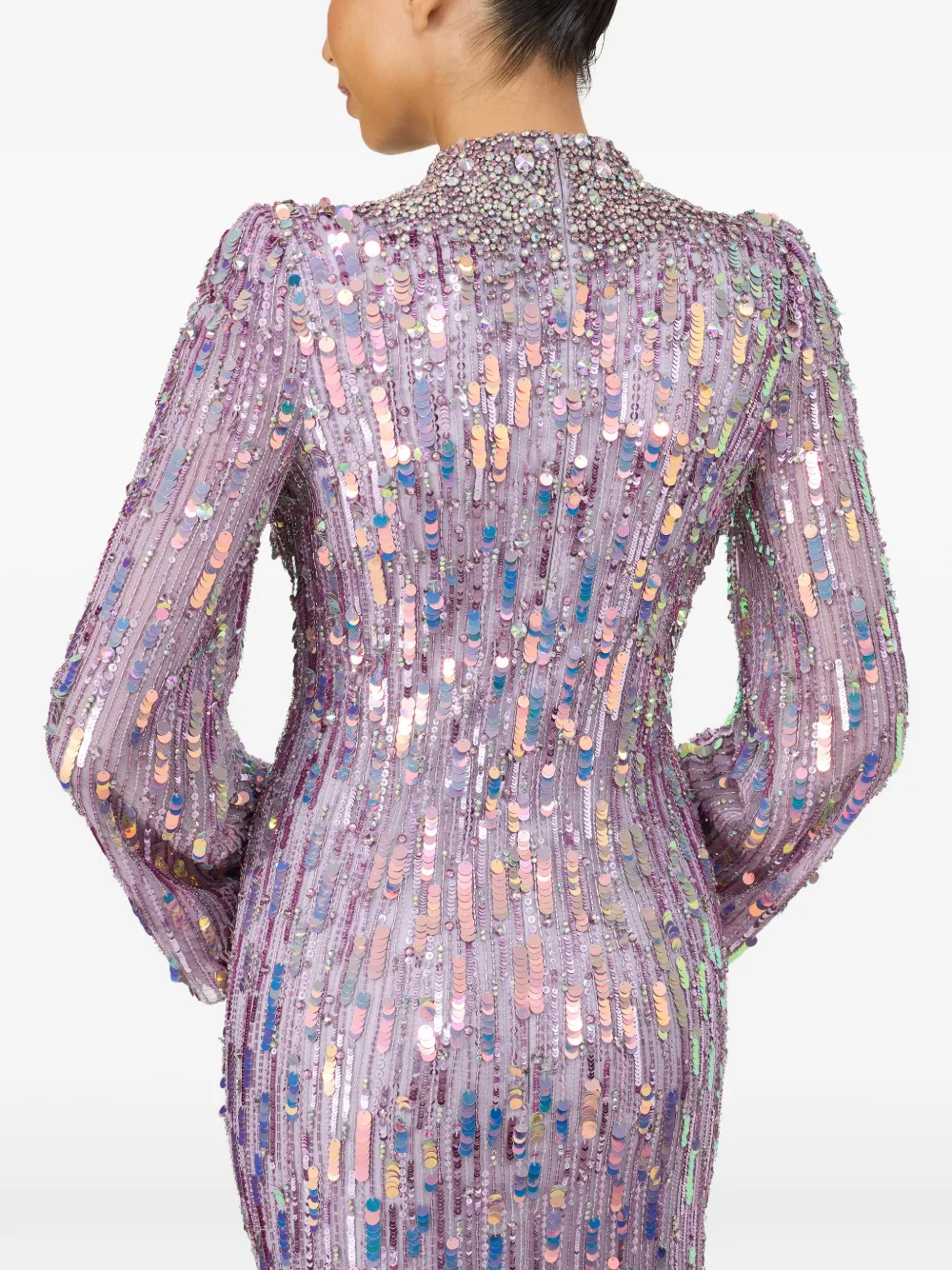 Jenny Packham Zodiac maxi-dress Paars
