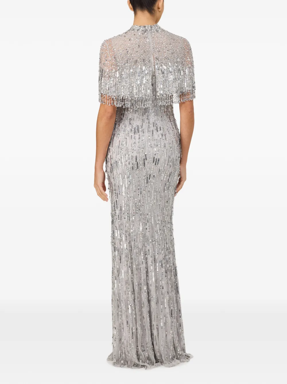 Jenny Packham Leia jurk Zilver