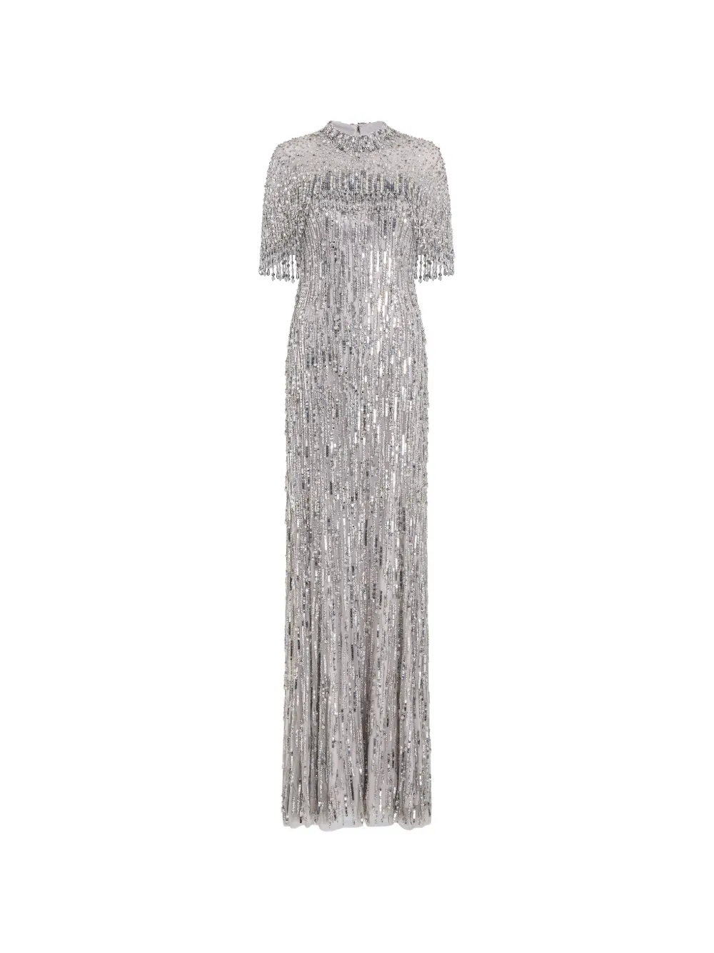 Jenny Packham Leia jurk Zilver