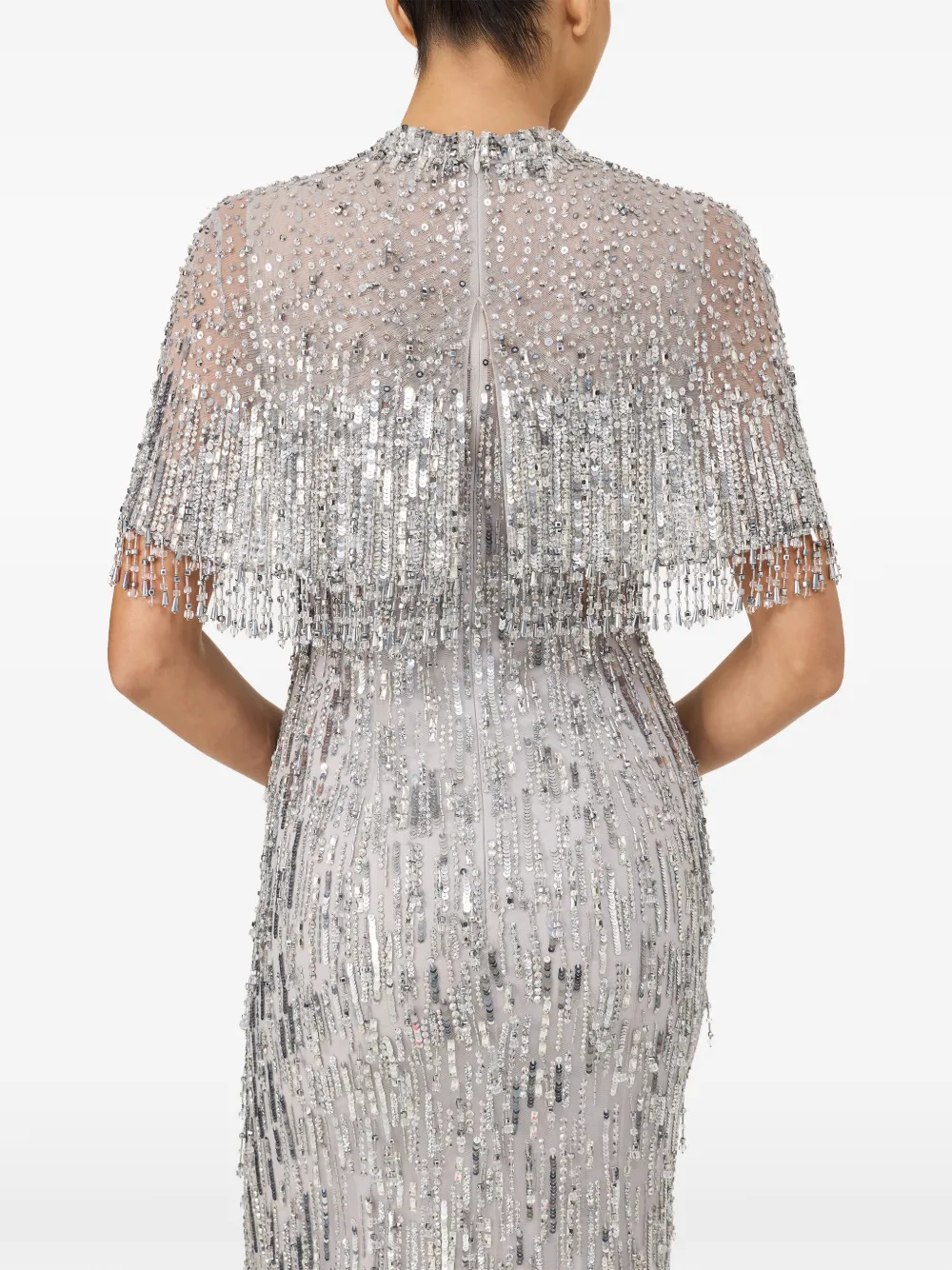 Jenny Packham Leia jurk Zilver