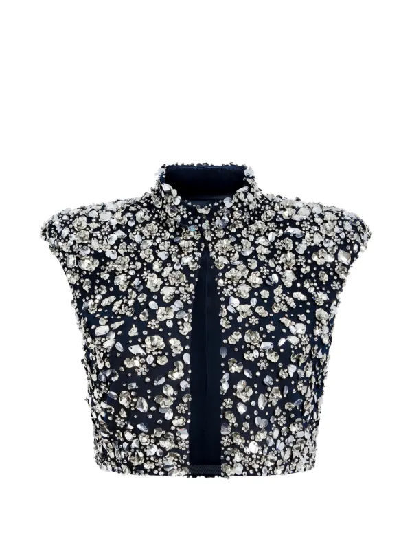 Jenny Packham Super Moon Jacket in Blue
