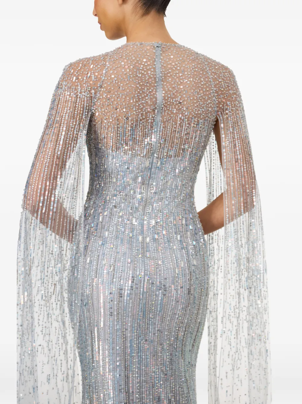 Jenny Packham Cosmic Dust jurk Zilver