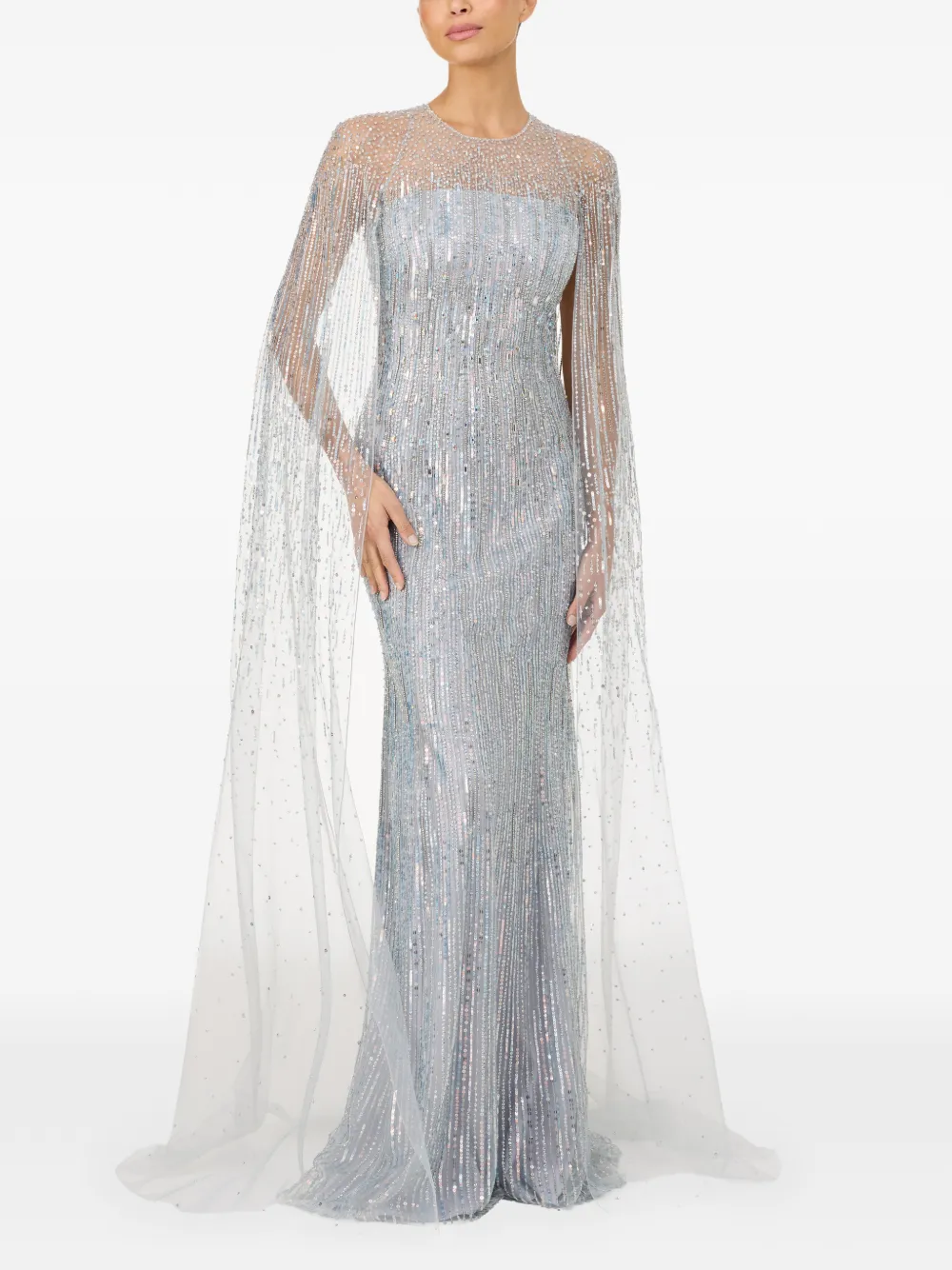 Jenny Packham Cosmic Dust jurk Zilver