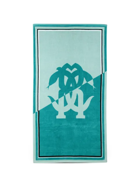 Roberto Cavalli Home toalla de playa Mirror Snake