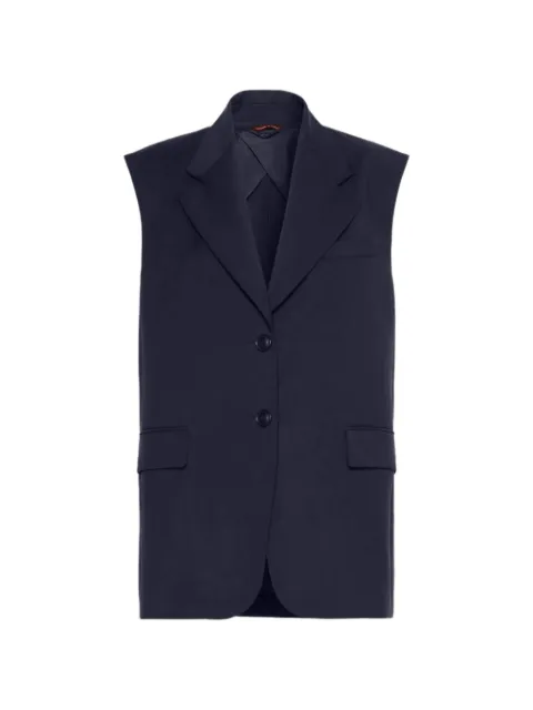 Max Mara sleeveless wool waistcoat