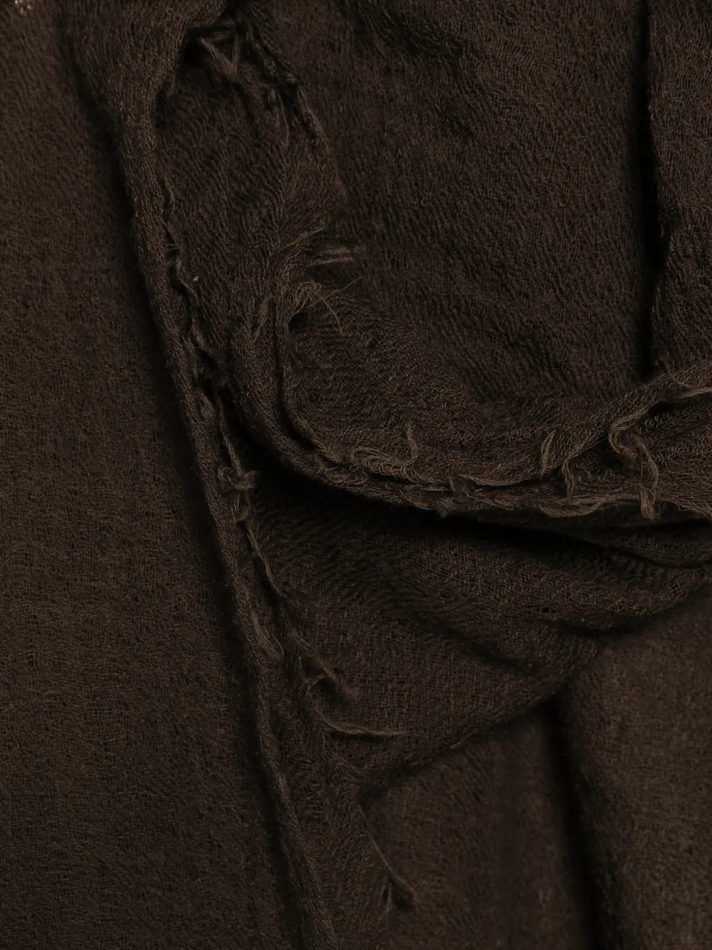 Destin Sjaal met franje detail Bruin