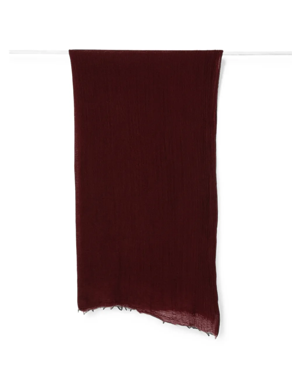 Destin frayed-detail scarf - Rot