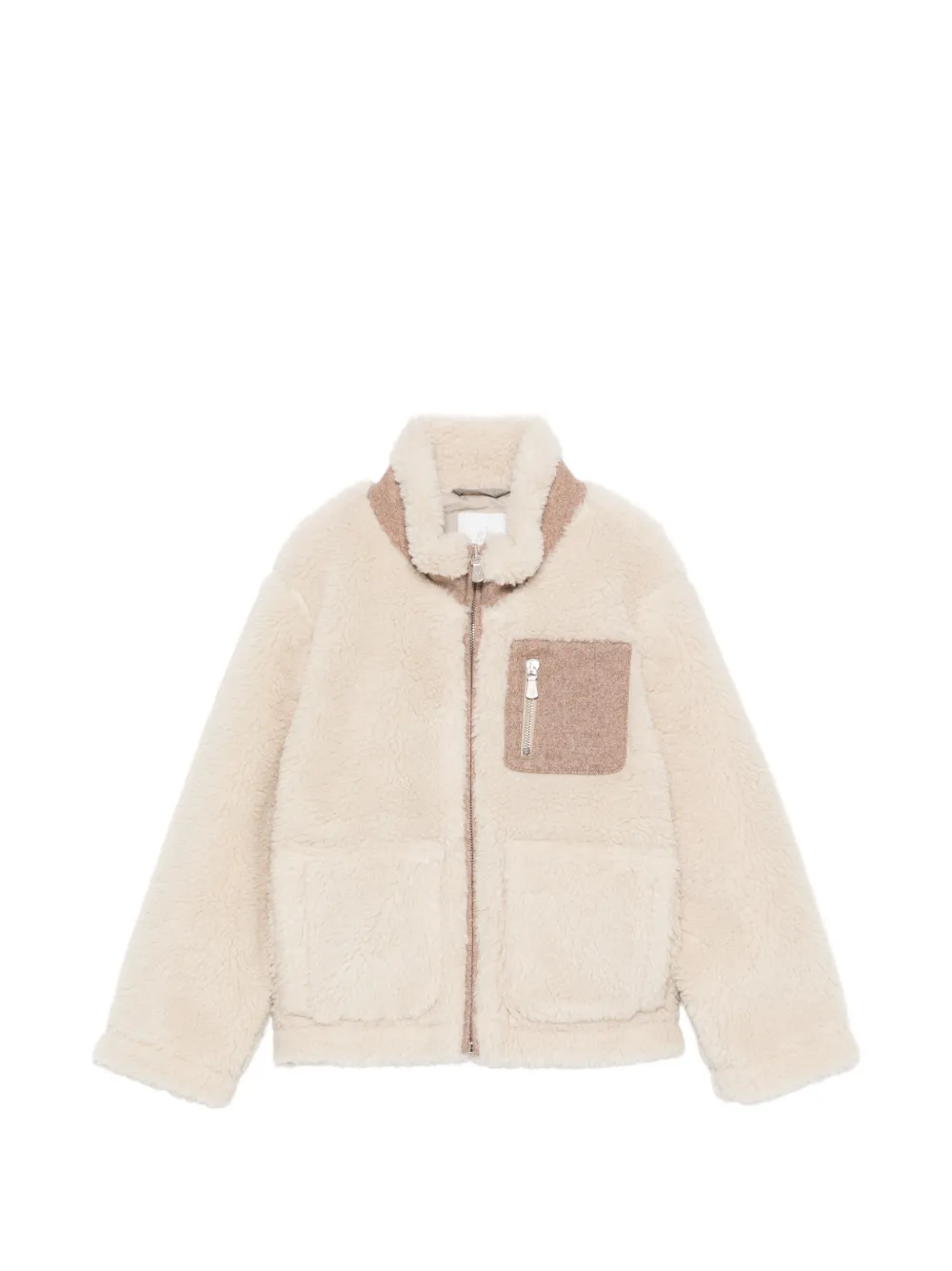 Eleventy Kids zip-up jacket - Toni neutri