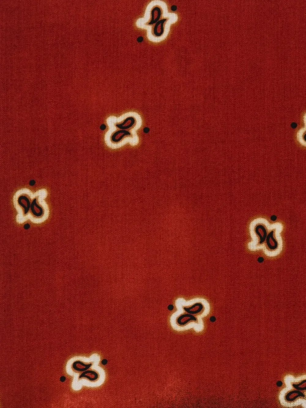 Destin Sjaal met paisley-print Rood