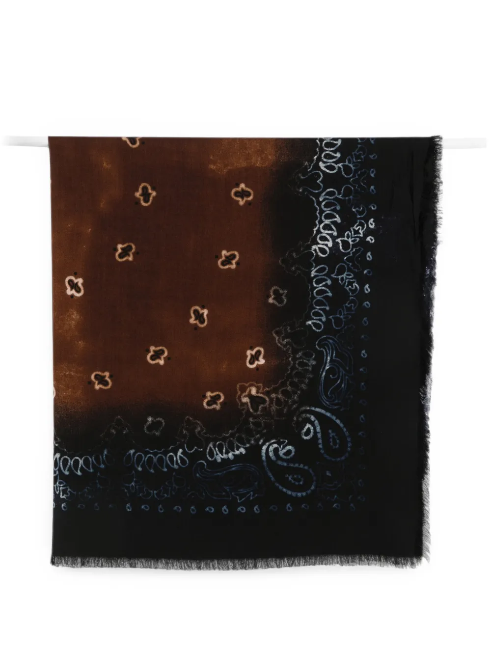 Destin paisley-print scarf - Braun