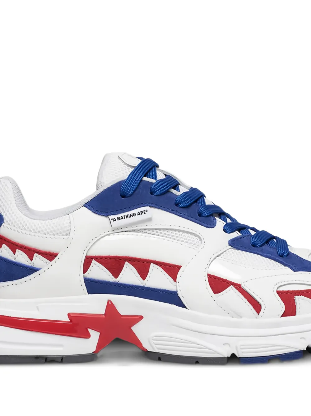 A BATHING APE Shark Sta M1 sneakers Wit