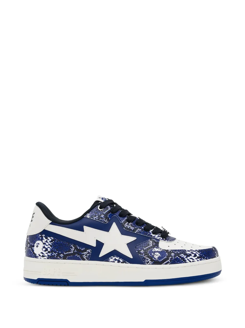 A BATHING APE® Tape Sta snakeskin-effect sneakers - Blu