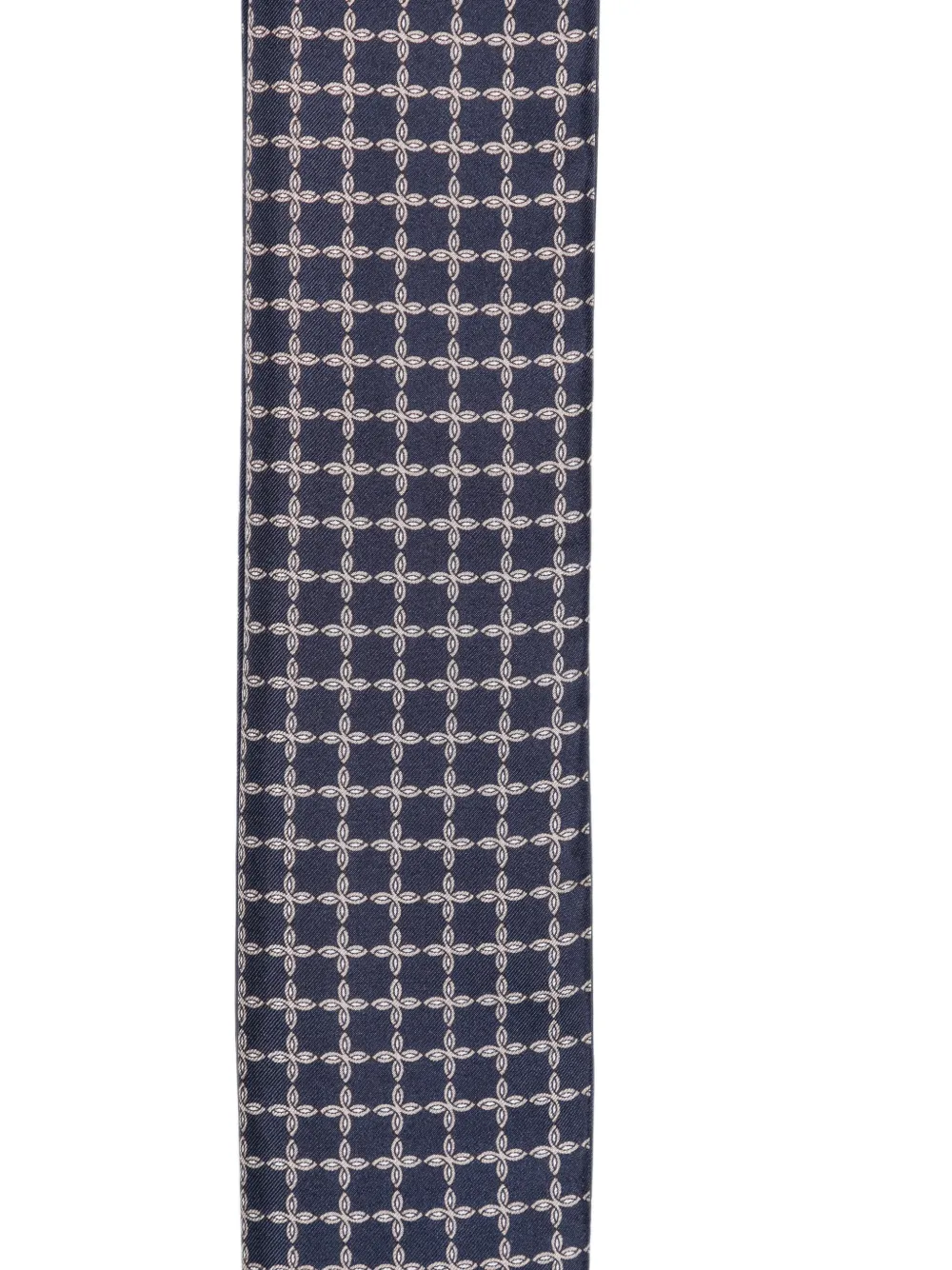 Tagliatore Sjaal met geometrische print Blauw