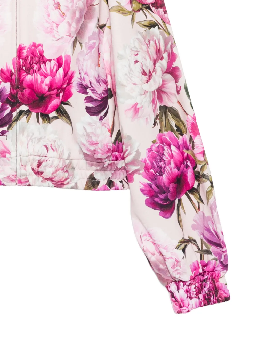 Dolce & Gabbana Kids Hoodie met bloemenprint Roze