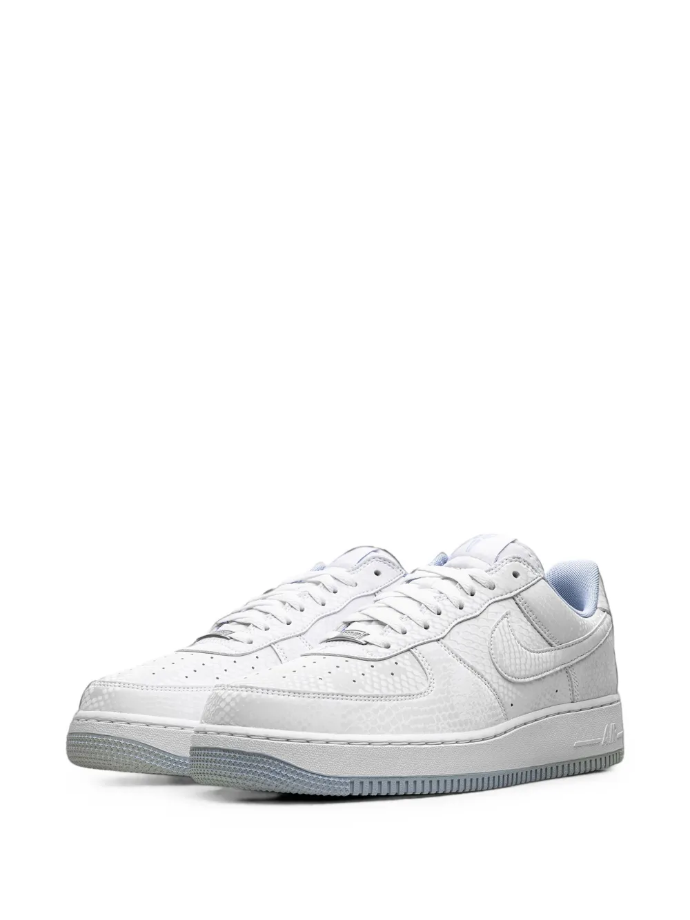 Nike x Kobe Bryant Air Force 1 snakeskin-effect low-top sneakers Wit