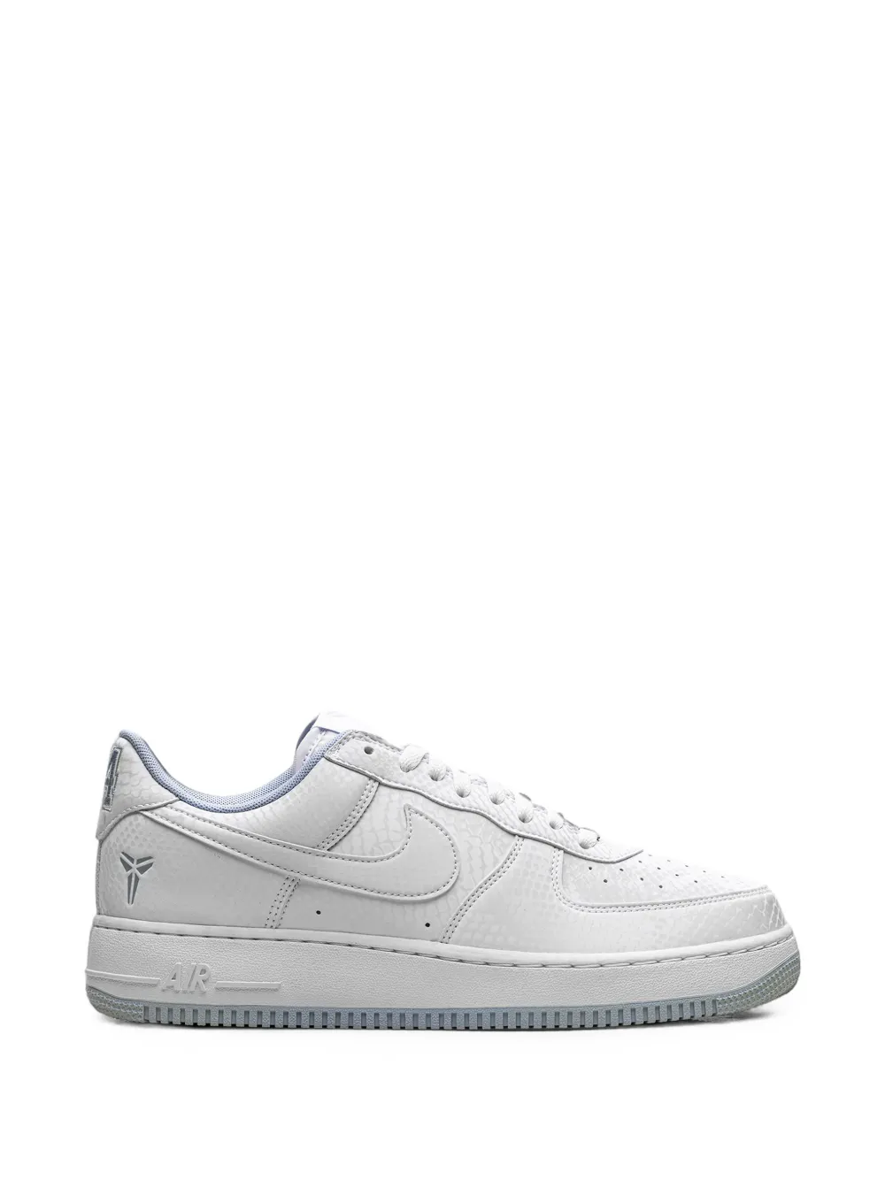 Nike x Kobe Bryant Air Force 1 snakeskin-effect low-top sneakers - Bianco