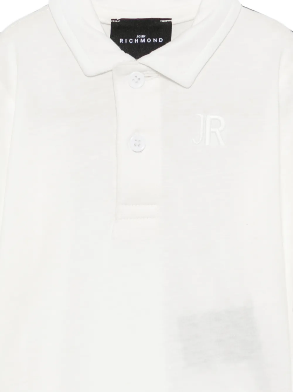 John Richmond Junior Poloshirt met geborduurd logo Wit