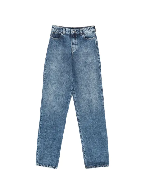 Emporio Armani acid-wash straight-leg jeans