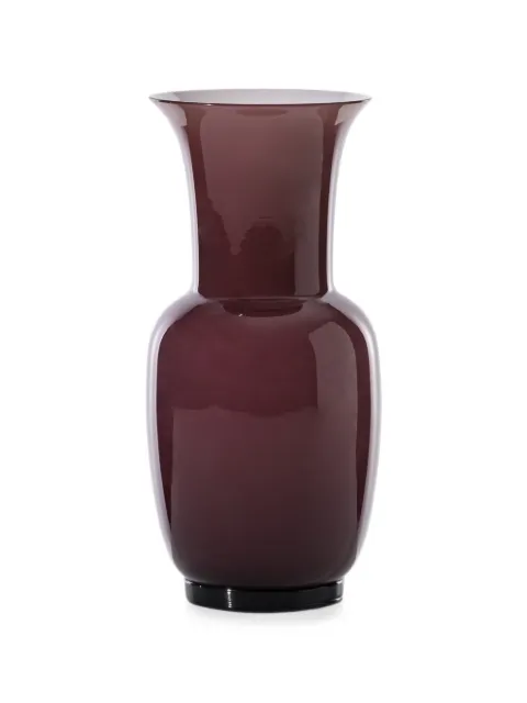 Venini Opal blown-glass vase