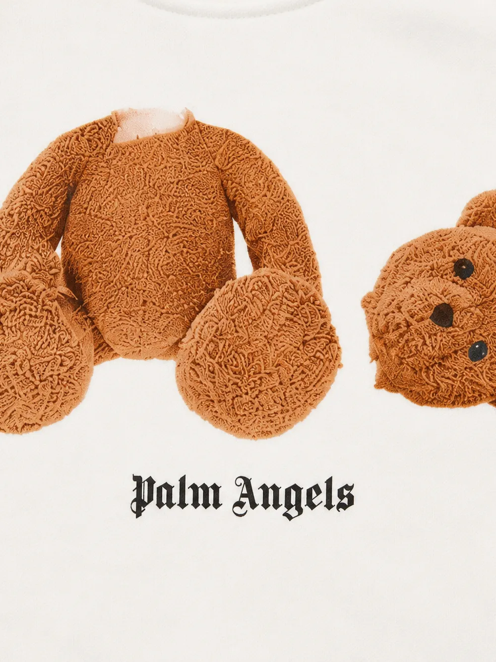Palm Angels Kids Sweater met beerprint Wit
