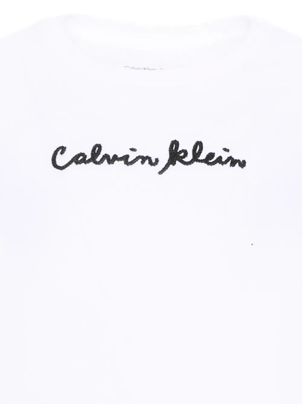 Calvin Klein Kids T-shirt met logoprint Wit