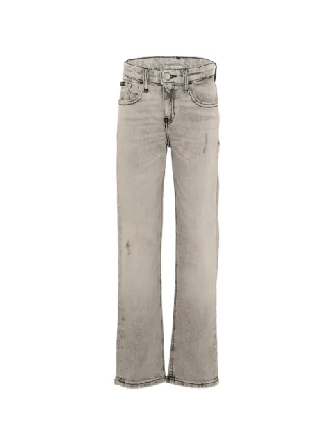 Calvin Klein Kids distressed acid-wash jeans