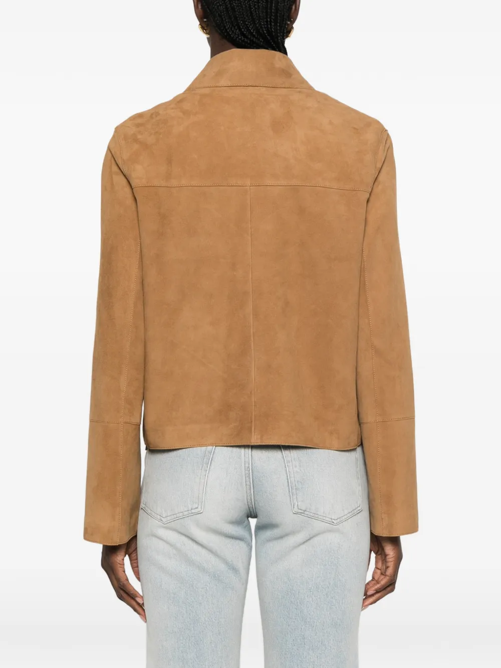 Arma Shirtjack met knoopsluiting Bruin