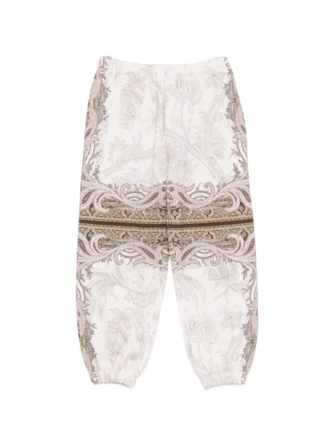 ETRO KIDS paisley-print elasticated-cuff trousers