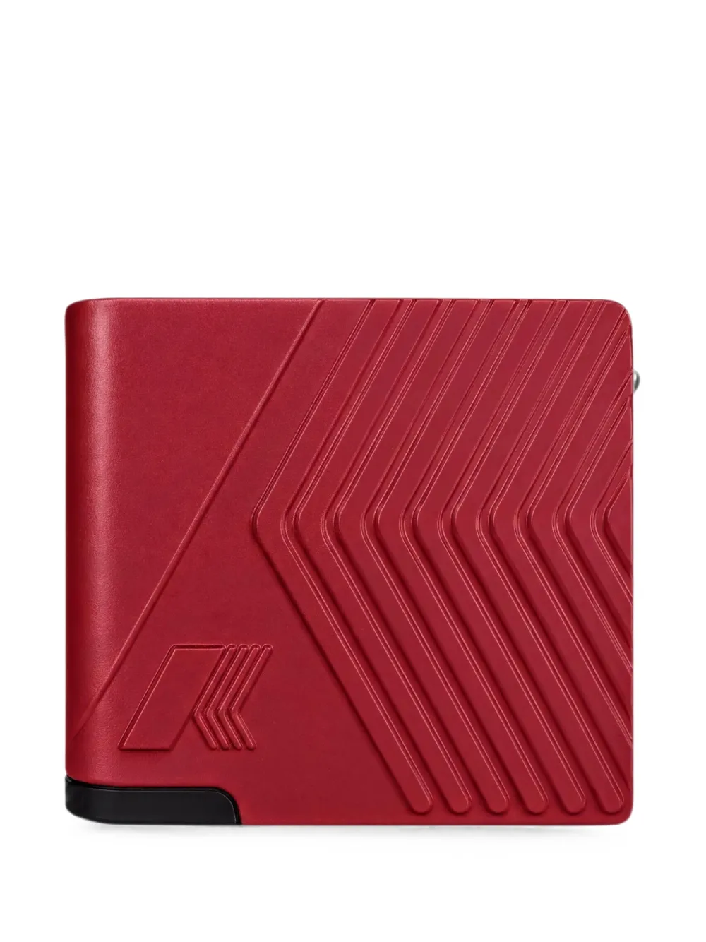 K-Way Eudoxie logo-embossed luggage - Rosso