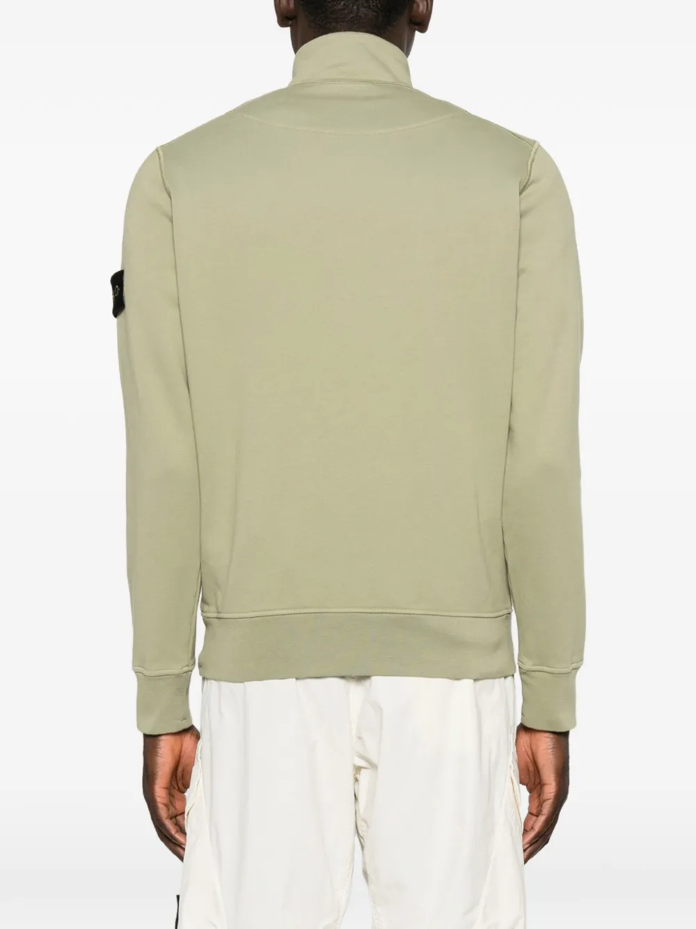 Stone Island Trui met logopatch Groen