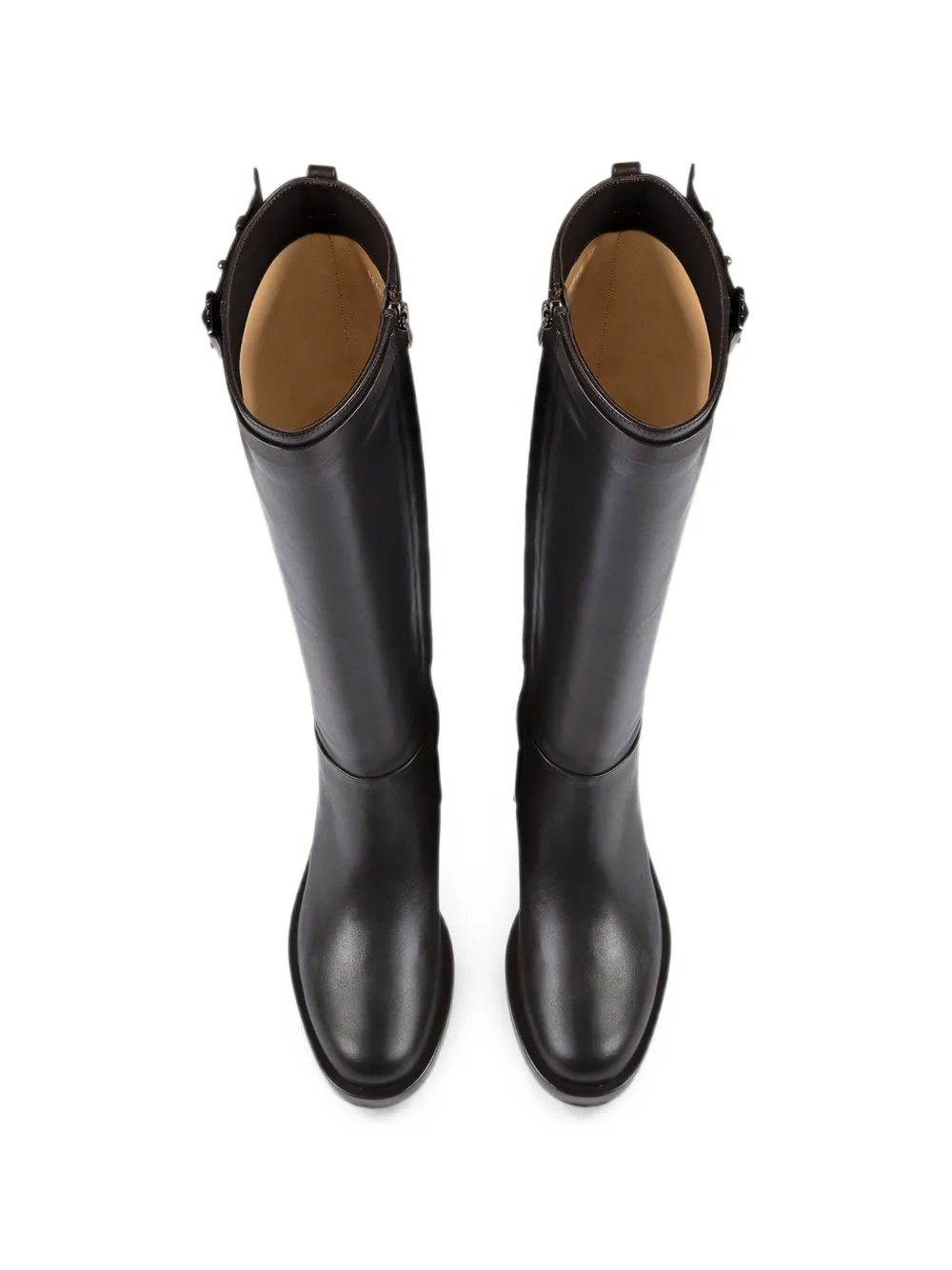 Doucal's buckle-detail knee-high boots Bruin