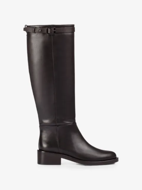 Doucal's buckle-detail knee-high boots