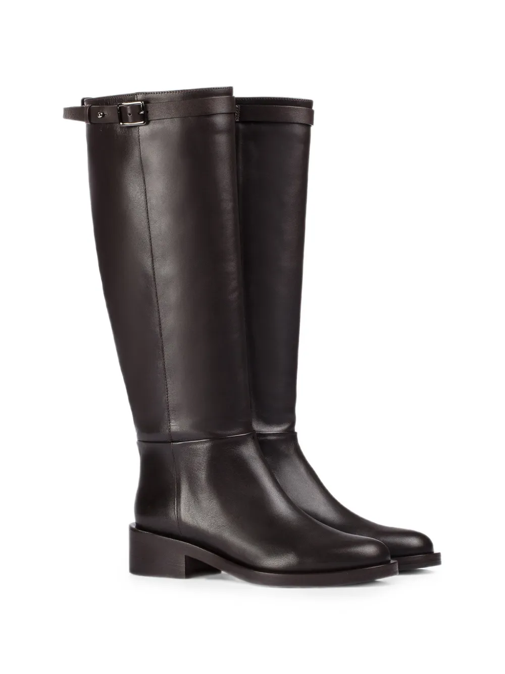 Doucal's buckle-detail knee-high boots Bruin